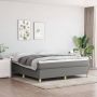 The Living Store Boxspring met matras stof donkergrijs 180x200 cm Boxspring Boxsprings Bed Slaapmeubel Boxspringbed Boxspring Bed Tweepersoonsbed Bed Met Matras Bedframe Ledikant Bedden - Thumbnail 2