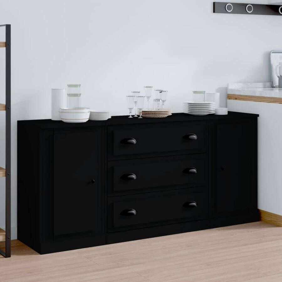 The Living Store Dressoir 140 x 35.5 x 67.5 cm 3-delige set