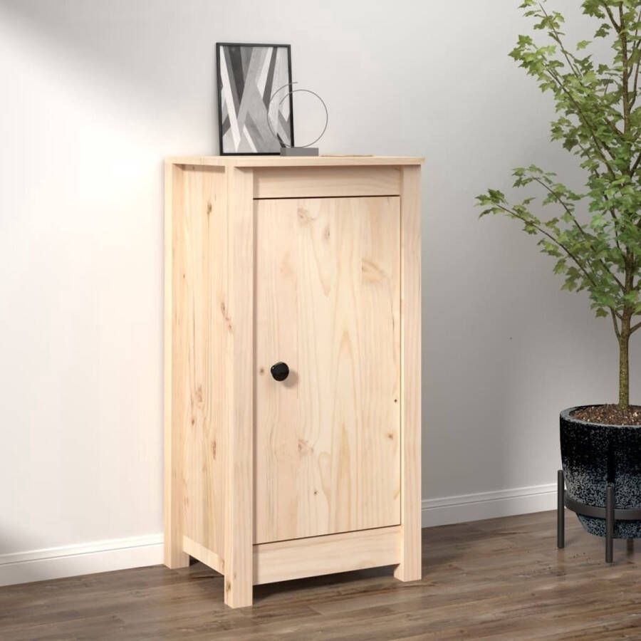 The Living Store Dressoir Grenenhout 40 x 35 x 80 cm Opbergkast