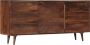 The Living Store Dressoir Mangohout 175x40x82cm 6 lades - Thumbnail 1