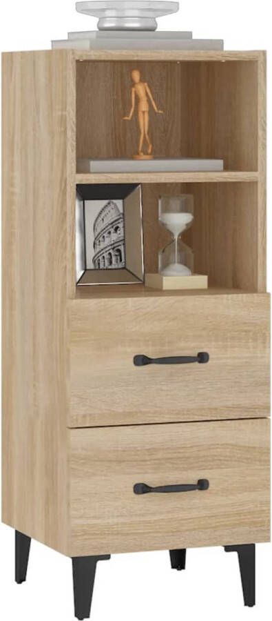 VidaXL The Living Store Dressoir Meubel 34.5x34x90 cm Sonoma eiken