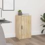 The Living Store Dressoir Praktisch Ontwerp Kast 40x33x70 cm Sonoma Eiken Bewerkt Hout - Thumbnail 2