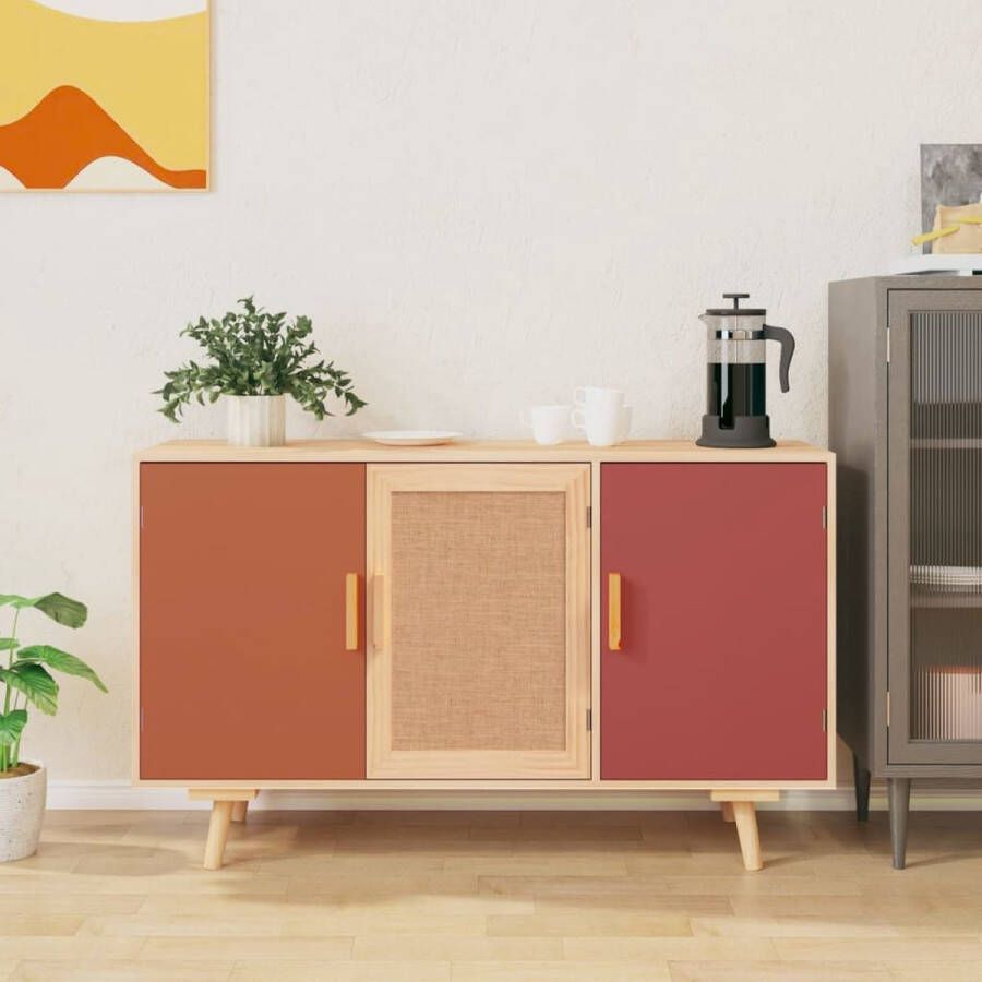 The Living Store Dressoir Scandinavian Stijl Bijzetkast 105x30x65.5 cm