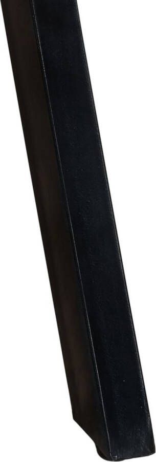 The Living Store Eettafel Mangohout 110x75 cm Stabiel frame Eettafel Mangohout Eetkamertafel Salontafel Vintage Tafel Industriële Tafel - Foto 2