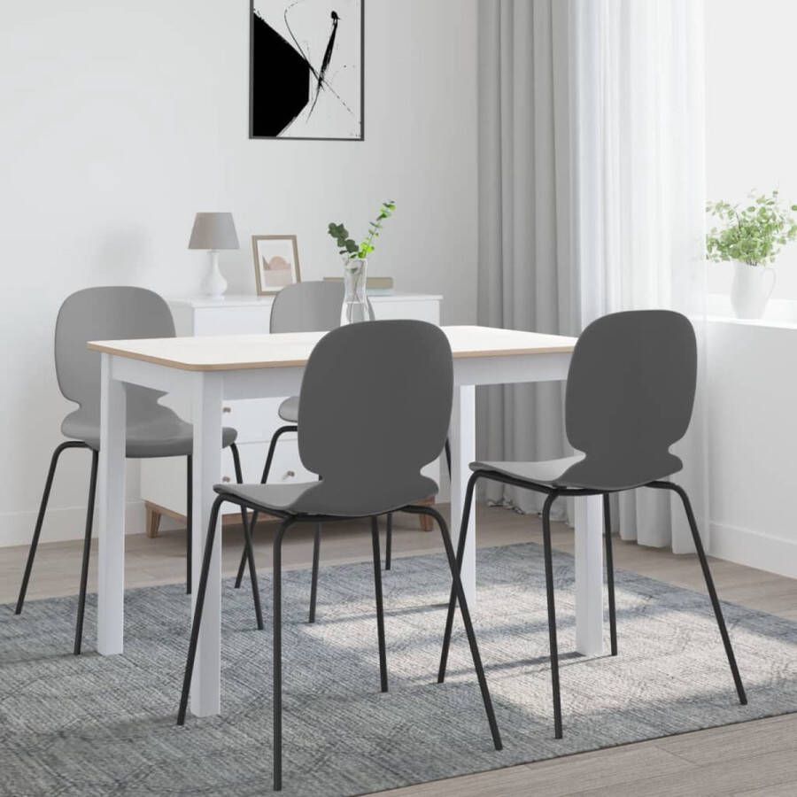 VidaXL Eettafel 114x71x75 cm Massief Hout Wit Bruin Eetkamertafel Rubberwood Tafel Witte Eettafel Bruine Eettafel Landelijke Eettafel Salontafel Diningtable Wooden Table Modern Design - Foto 2