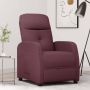 The Living Store Fauteuil verstelbaar stof paars Fauteuil Fauteuils Leunstoel Relaxfauteuil Relaxstoel Luie Stoel Armstoel Tv Stoel Standenstoel Fauteuil Stoel Slaapfauteuil - Thumbnail 1