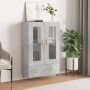 The Living Store Hoge Kast Buffetkast 69.5 x 31 x 115 cm Betongrijs - Thumbnail 1