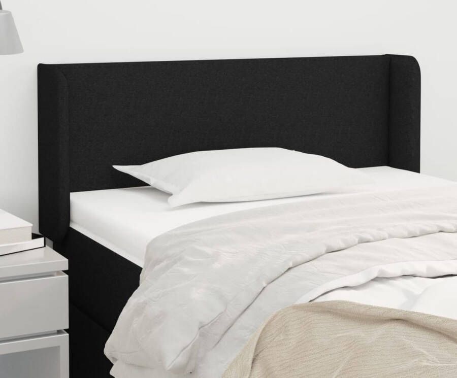 VidaXL The Living Store Hoofdbord 103x16x78 88 cm Zwart