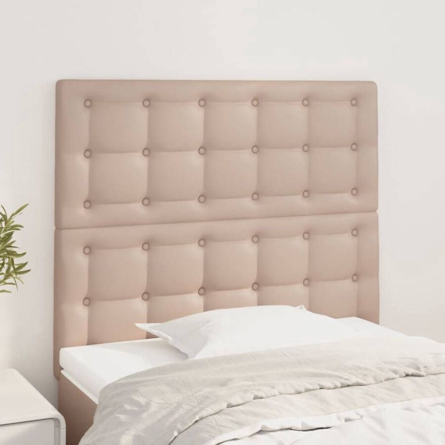The Living Store Hoofdbord Classic Bed Meubels 100 x 5 x 118 128 cm Duurzaam kunstleer