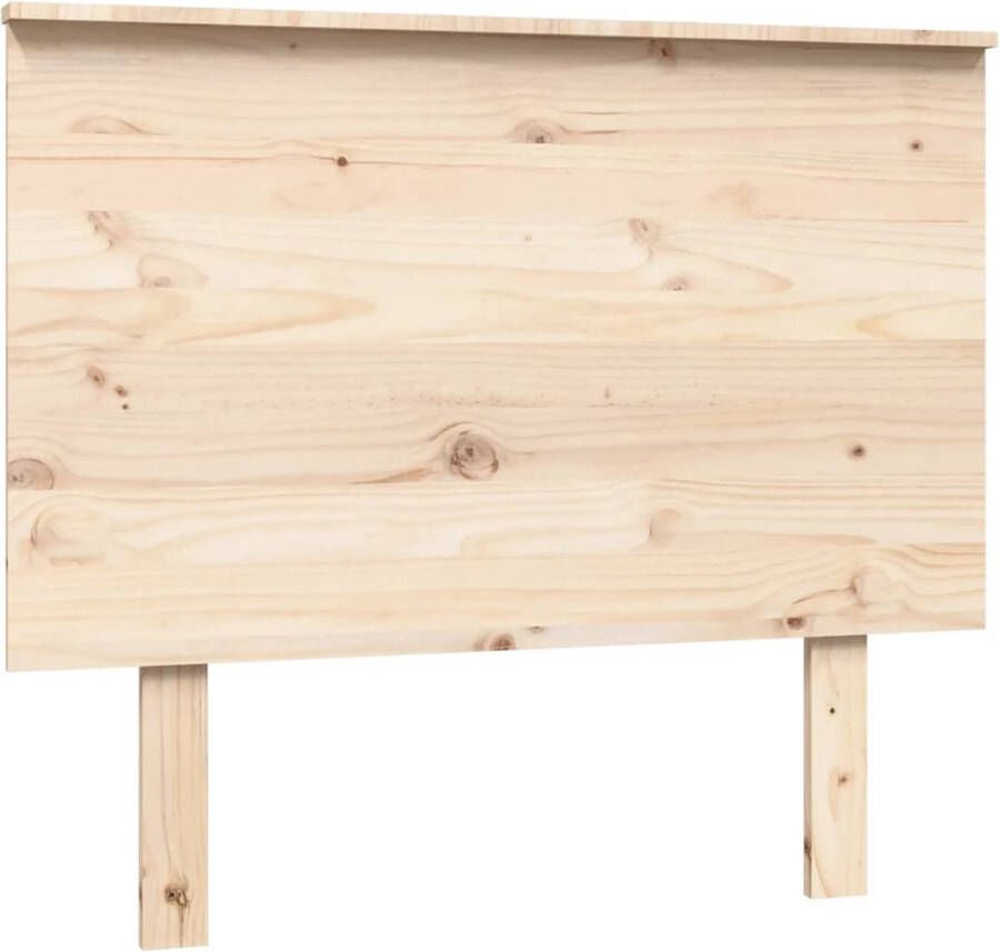 The Living Store Hoofdbord Grenenhout 94 x 6 x 82.5 cm Rustiek design Hoofdboard Grenenhout Hoofdbord Rustic Vintage Meubels Slaapkamer Decoratie - Foto 3