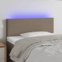 The Living Store Hoofdbord LED 90x5x78 88 cm stof taupe Bedonderdeel - Thumbnail 2