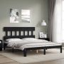 The Living Store Massief grenenhouten Bedframe 203.5 x 153.5 x 81 cm Multiplex lattenbodem - Thumbnail 2