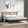 The Living Store Bedframe massief hout 180x200 cm 6FT Super King Bedframe Bedframes Bed Bedbodem Ledikant Bed Frame Massief Houten Bedframe Slaapmeubel Tweepersoonsbed Bedden Bedbodems - Thumbnail 1