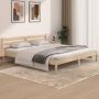 The Living Store Bedframe massief grenenhout 180x200 cm 6FT Super King Bedframe Bedframes Bed Bedbodem Ledikant Bed Frame Massief Houten Bedframe Slaapmeubel Bedden Bedbodems Ledikanten - Thumbnail 2