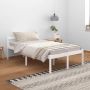 The Living Store Bedframe massief grenenhout wit 120x200 cm Bedframe Bedframes Bed Bedbodem Ledikant Bed Frame Massief Houten Bedframe Slaapmeubel Tweepersoonsbed Bedden Bedbodems - Thumbnail 2