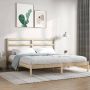 The Living Store Bedframe massief grenenhout 200x200 cm Bedframe Bedframes Bed Bedbodem Ledikant Bed Frame Massief Houten Bedframe Slaapmeubel Tweepersoonsbed Bedden Bedbodems - Thumbnail 2