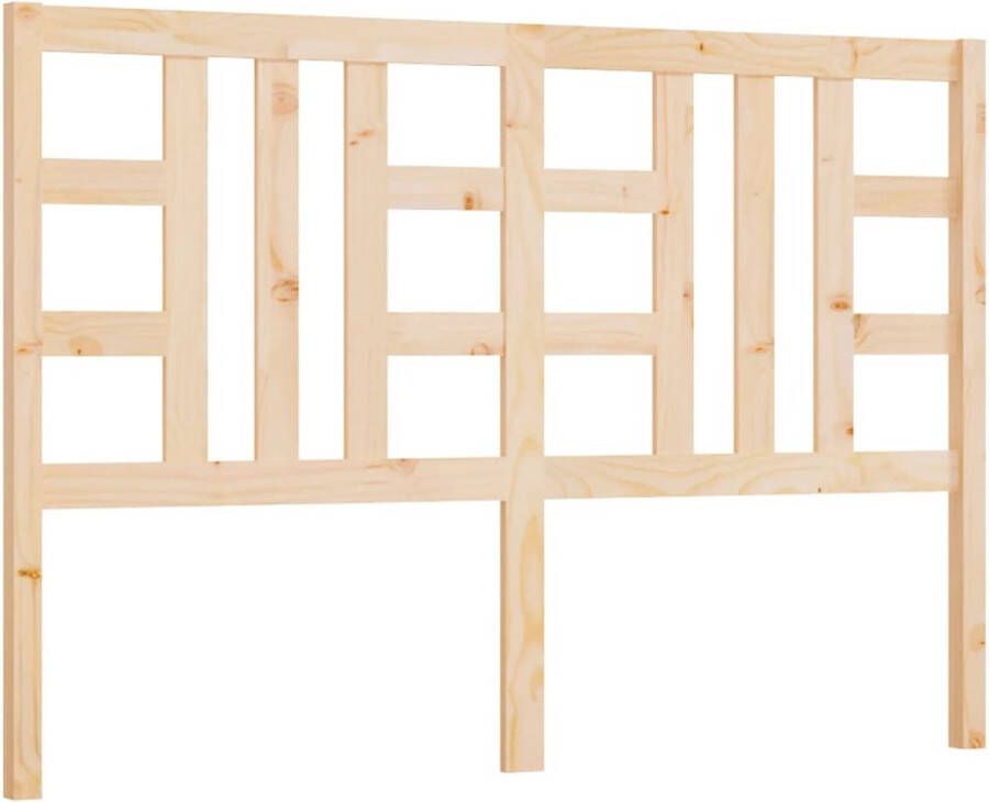 The Living Store Houten Hoofdbord Grenenhout 166 x 4 x 100 cm Klassieke uitstraling Hoofd Bord Bed Frame Hoofdeinde Hout Grenenhout