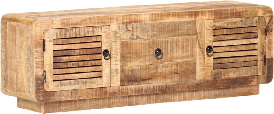 The Living Store Houten TV-meubel 120 x 30 x 40 cm klassieke stijl - Foto 2