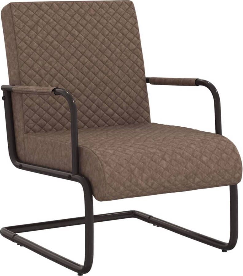 The Living Store Industriële stoel 64.5 x 77 x 88.5 cm donkerbruin zwart - Foto 2