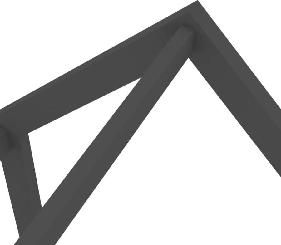 The Living Store Kinderbedframe Boomhut Donkergrijs 166x87x140cm Massief grenenhout Kinderbed Boomhutbed Kidsbed Houten Bed Grijs Bed - Foto 3