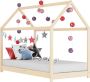 The Living Store Kinderbedframe massief grenenhout 80x160 cm Bed - Thumbnail 1