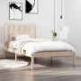 The Living Store Bedframe massief grenenhout 100x200 cm Bedframe Bedframes Eenpersoonsbed Bed Bedombouw Ledikant Houten Bedframe Eenpersoonsbedden Bedden Bedombouwen Ledikanten - Thumbnail 2