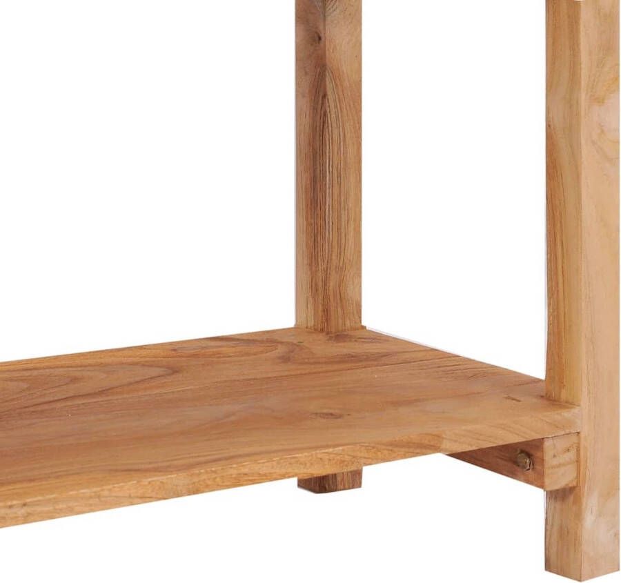 The Living Store Dressoir 78x35x80 cm massief teakhout Koloniale Bijzetkast Teak Dresser Vintage Kast Salontafel Tv Tafel