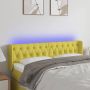 The Living Store Hoofdbord Kleurrijke LED-verlichting Verstelbare hoogte Comfortabele ondersteuning Snijdbare LED-strip Groen 163 x 16 x 78 88 cm (B x D x H) - Thumbnail 2