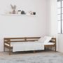 The Living Store Slaapbank 90x190 cm massief grenenhout honingbruin Slaapbank Slaapbanken Bedbank Bed Bedframe Houten Bedframe Bedbodem Logeerbed Slaapmeubel Ledikant Bedbanken - Thumbnail 2