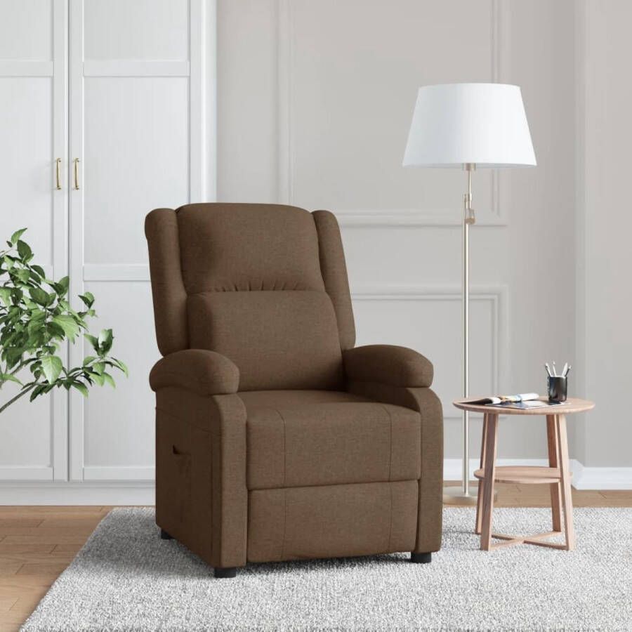 The Living Store Luxe verstelbare fauteuil bruin 71 x 90.5 x 96 cm comfortabel en duurzaam - Foto 2