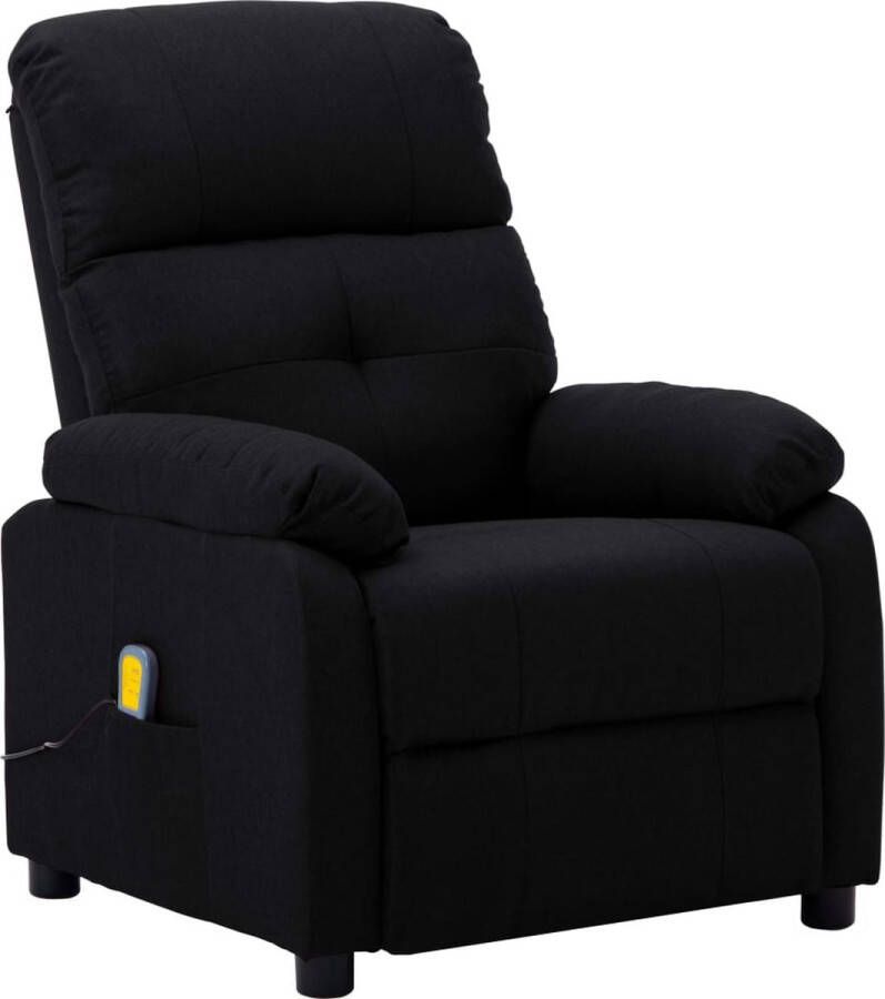 VidaXL The Living Store Massagefauteuil Verstelbaar Massagepunten USB-aansluiting Comfortabel Zwart 73 x 90 x 100 cm 6 massageprogrammas Montage vereist 110 kg - Foto 3