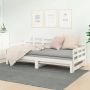 The Living Store Slaapbank uitschuifbaar massief grenenhout wit 2x(90x200) cm Slaapbank Slaapbanken Bedbank Bed Bedframe Houten Bedframe Bedbodem Slaapmeubel Ledikant Bedbanken Bedden - Thumbnail 2