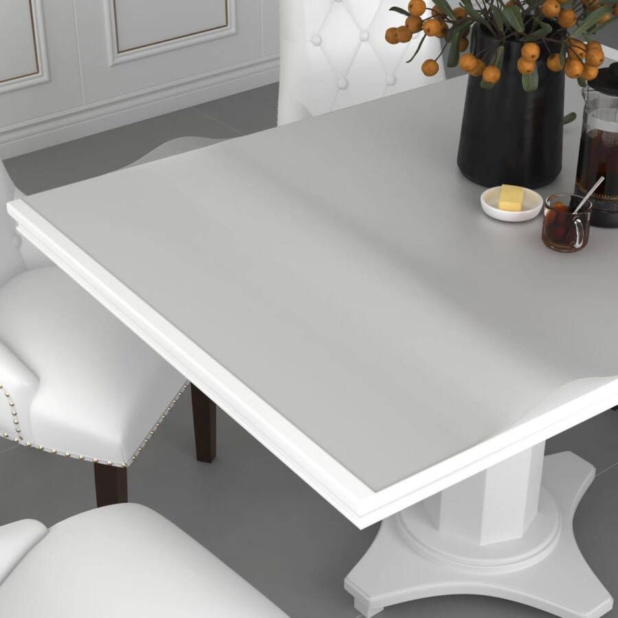 The Living Store Meubelbeschermfolie Tafel en vloer 70 x 70 cm PVC 2mm dikke tafelbeschermer Pvc Tafelbeschermer Tafelmat Tafelfolië Keuken Accessoires - Foto 3