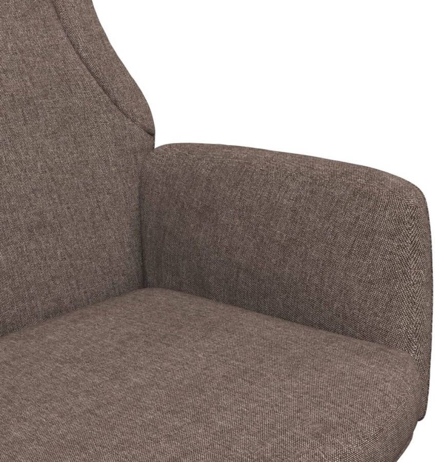 The Living Store Relaxstoel 70x77x94 cm kleur taupe Relaxstoel Fauteuils Lounge Chair Loungestoel Tuinstoel - Foto 2