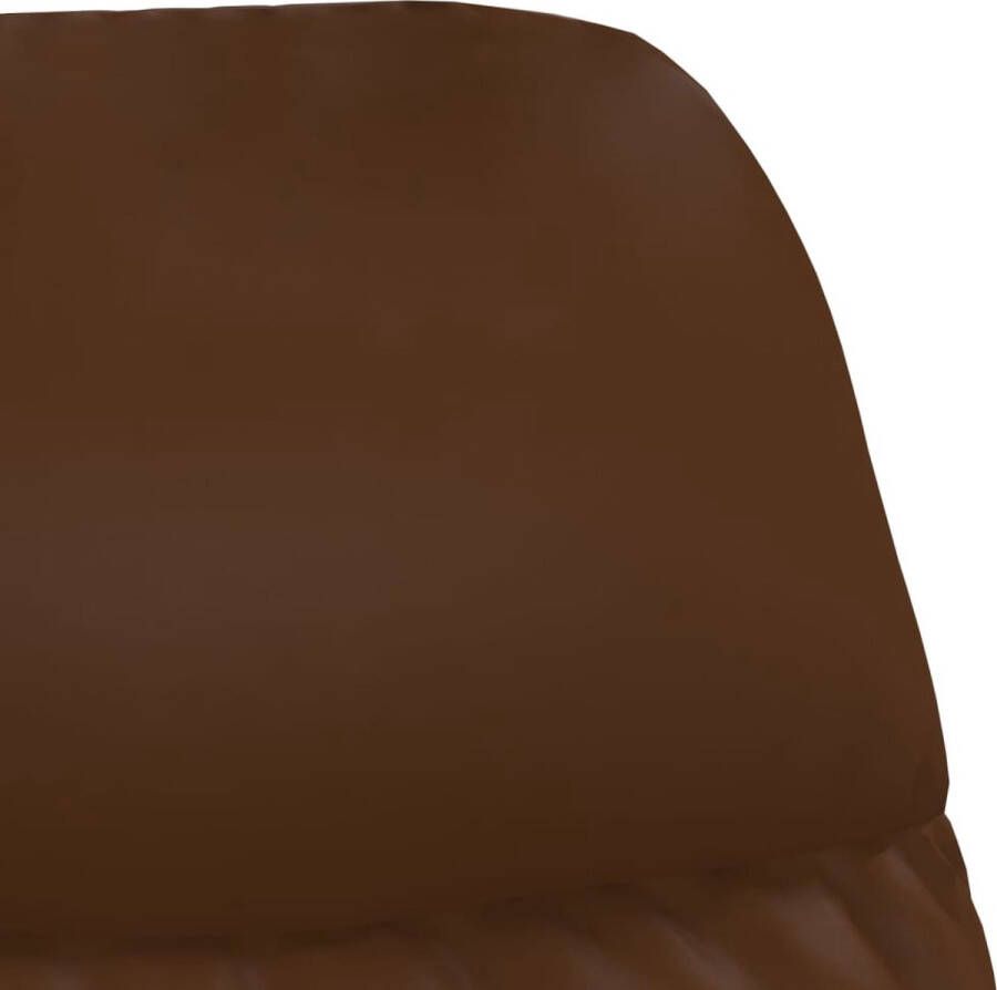 The Living Store Relaxstoel Comfortabele Relaxstoel 70 x 77 x 98 cm Glanzend bruin - Foto 2