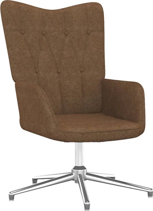 The Living Store Relaxstoel Taupe 62 x 68 x 98 cm Schuimvulling - Foto 2