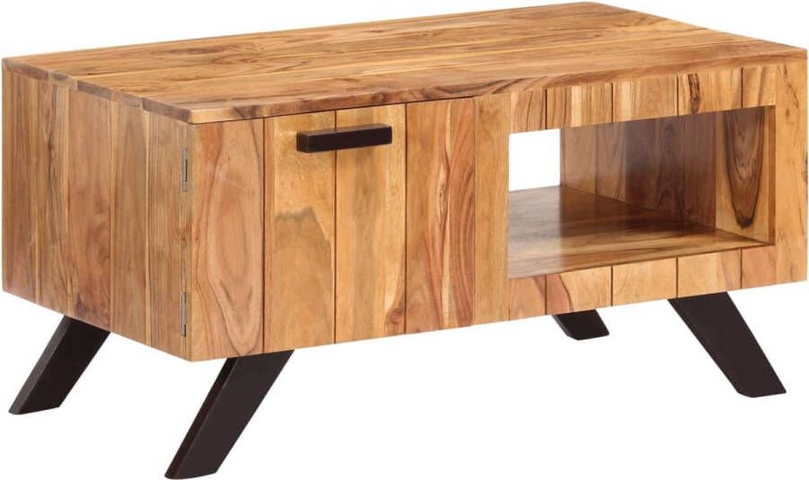 The Living Store Salontafel Acaciahout 90 x 50 x 45 cm Honingkleurig - Foto 2