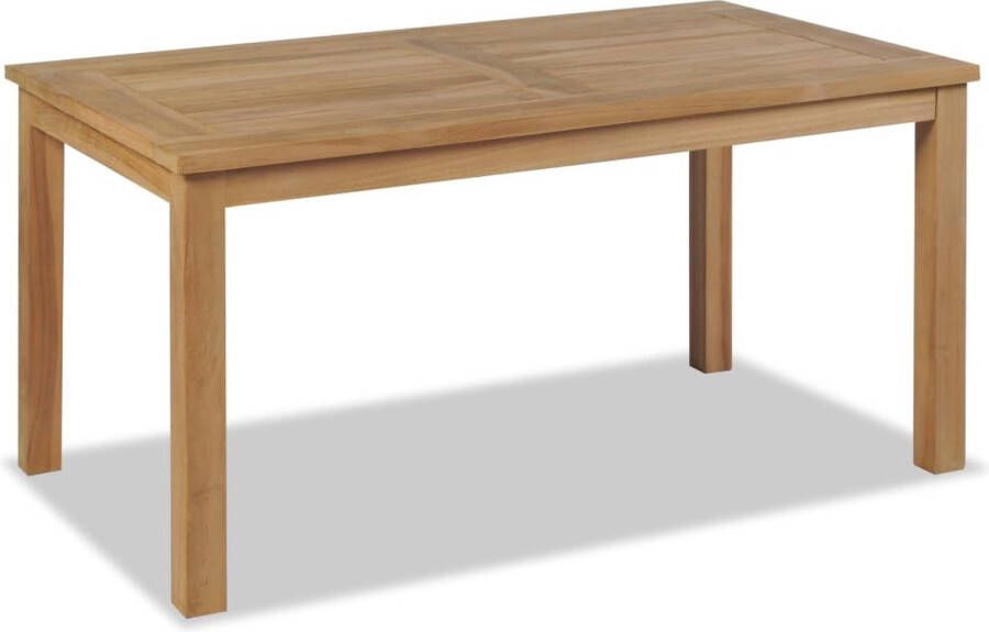 The Living Store Salontafel Teakhout 90x50x45 cm Bruin - Foto 2