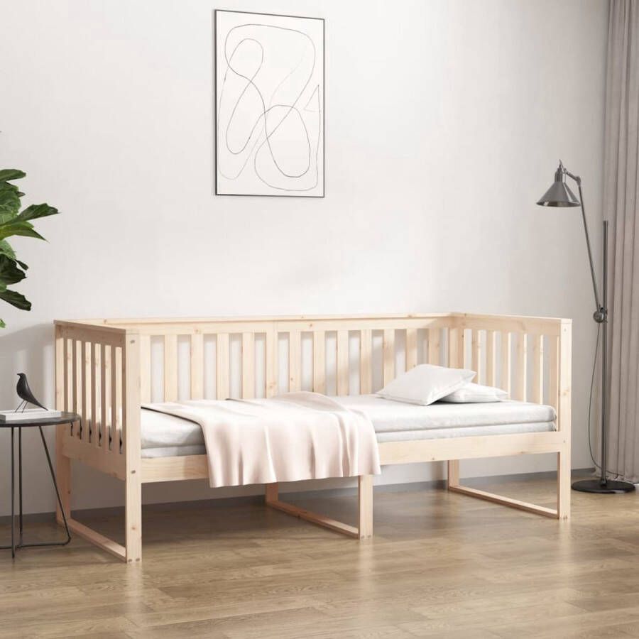 The Living Store Slaapbank Massief Grenenhout 207 x 106 x 90 cm Rustieke uitstraling