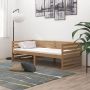 The Living Store Slaapbank met matras massief grenenhout honingbruin 90x200 cm Bedbank Bedbanken Bed Bank Bed Banken Slaapbank Slaapbanken Slaap Bank Slaap Banken Houten Bedbank Houten Bedbanken Houten Slaapbank - Thumbnail 2