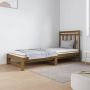 The Living Store Slaapbank uitschuifbaar grenenhout honingbruin 2x(90x190) cm Slaapbank Slaapbanken Bedbank Bed Bedframe Houten Bedframe Bedbodem Logeerbed Slaapmeubel Ledikant Bedbanken - Thumbnail 2