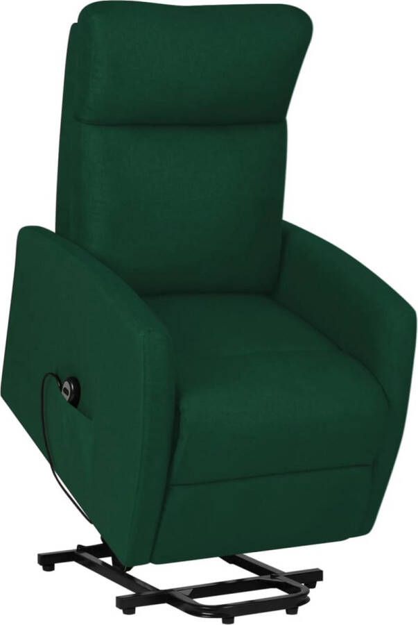 The Living Store Sta-op-stoel Canta Relaxfauteuil Donkergroen 66 x 83.5 x 104 cm Relaxfauteuil Sta-op-stoel Elektrisch Bedienbaar Loungestoel Fauteuile - Foto 4