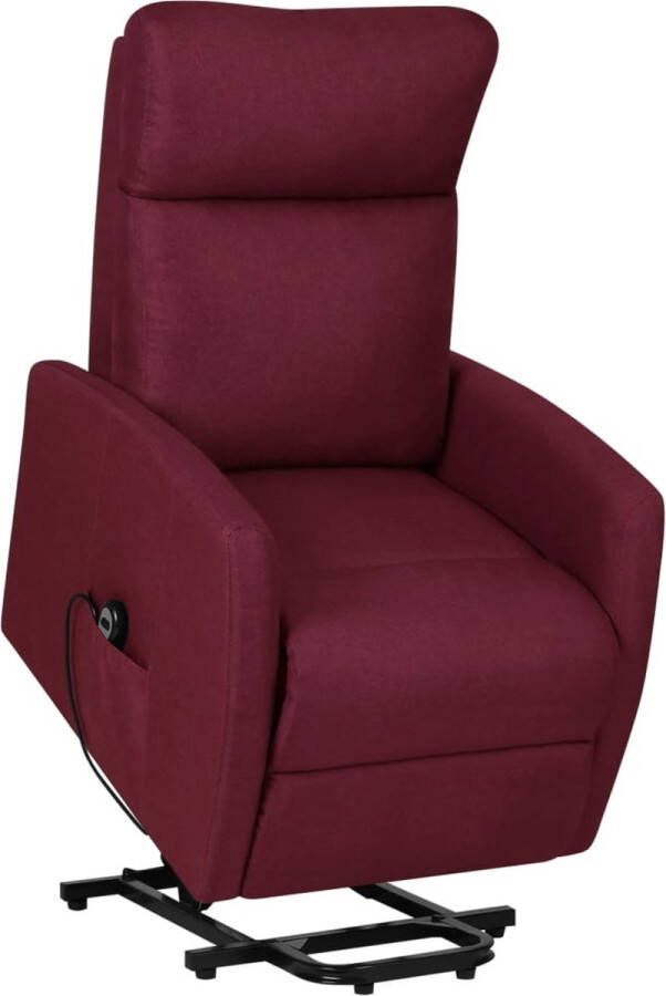 The Living Store Sta-op-stoel Nordic Relaxfauteuil 66 x 83.5 x 104 cm Verstelbaar Paars Sta Op Stoel Relaxfauteuil Comfortabele Stoel Elektrisch Heffen Verstelbare Stoel - Foto 4