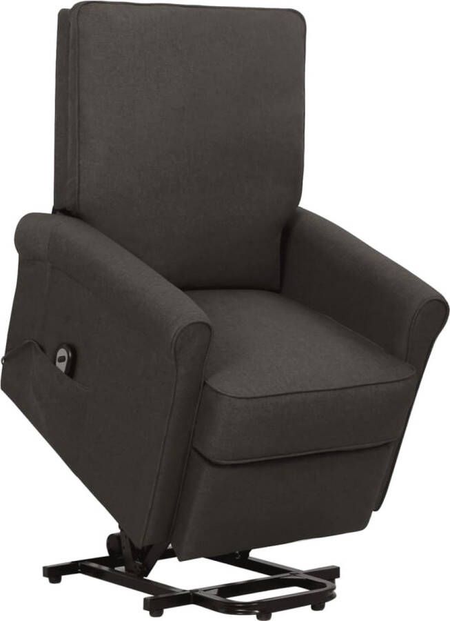 The Living Store Sta-op-stoel Relaxfauteuil Elektronisch verstelbaar Taupe stof 70.5 x 89 x 102.5 cm - Foto 2