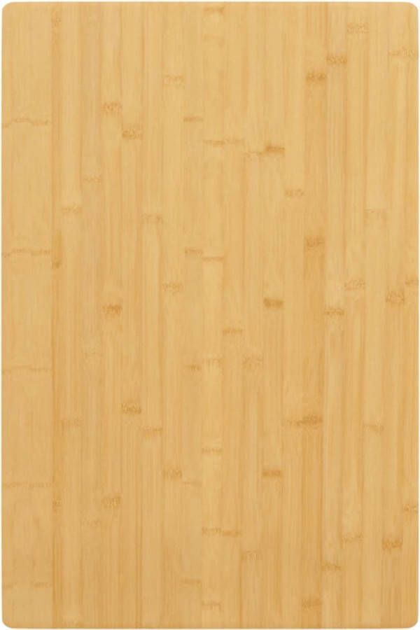 The Living Store Bamboe Tafelblad 40 x 60 x 2.5 cm Duurzaam Veelzijdig Afgeronde randen Eenvoudig schoon te maken - Foto 2