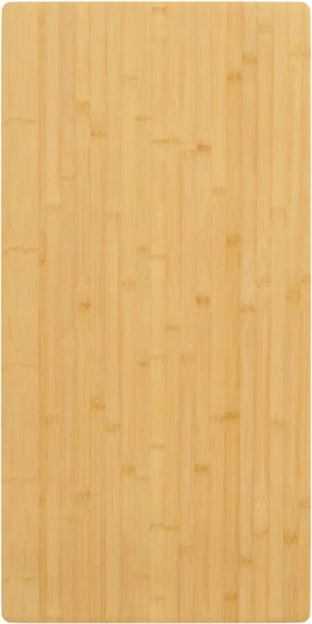 The Living Store Bamboe Tafelblad 40 x 80 x 4 cm Duurzaam bamboe Veelzijdig en eenvoudig schoon te maken Afgeronde randen Uniek en exclusief design - Foto 2