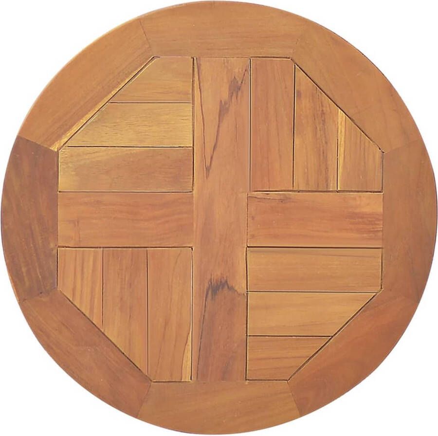 VidaXL The Living Store Tafelblad Teakhout 40x2.5 cm Duurzaam en glad - Foto 2