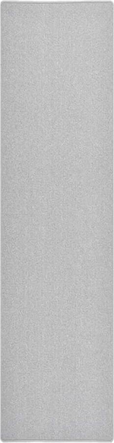 VidaXL Tapijtloper 80x300 cm Lichtgrijs Tapijtroper Vloerkleed Looprunner Kamerdecoratie Grijs Lichtgrijs Moderne Design Industrieel Wonen - Foto 2