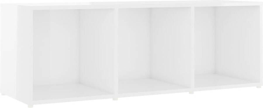 The Living Store Televisiekast 107 x 35 x 37 cm Hoogglans wit - Foto 3