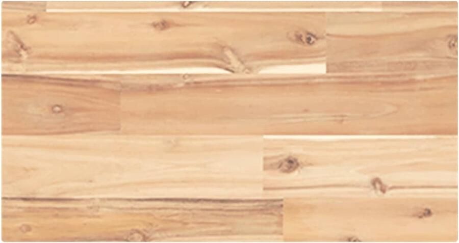 The Living Store Tafelblad rechthoekig 40x20x2 cm massief acaciahout Tafelblad Acacia Houten Tafelblad Tweedehands Tafelblad Vintage Tafelblad Industrieel Tafelblad - Foto 2